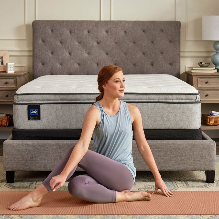 Mattresses * | Buy Sealy Clement Soft Pillow Top Mattress Twin