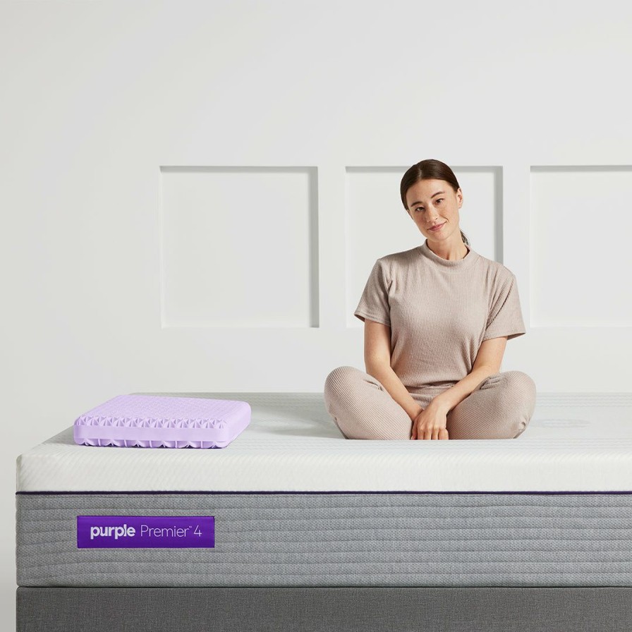 Mattresses * | Best Pirce Memory Foam Purple Hybrid Premier 4 Mattress