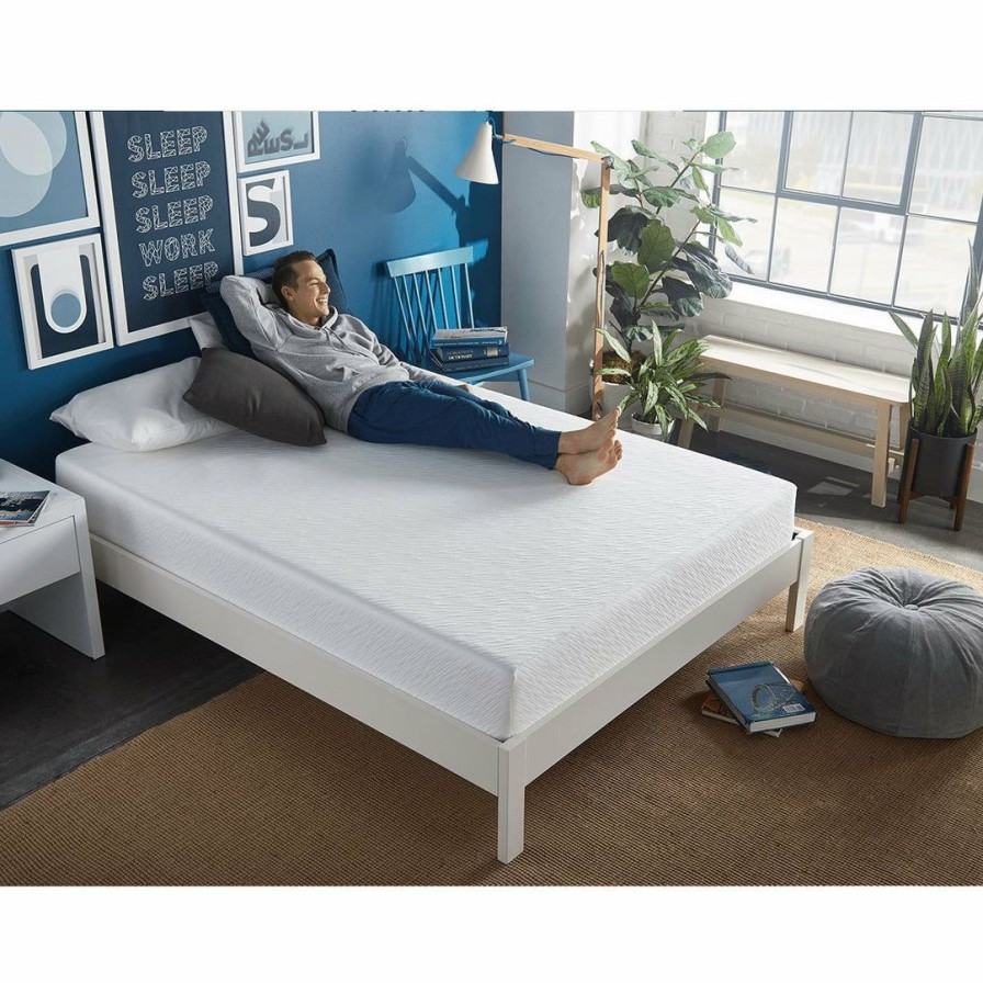 Mattresses * | Wholesale Sleep Inc. By Corsicana 7 Firm Gel Memory Foam Mattress Mattress In A Box