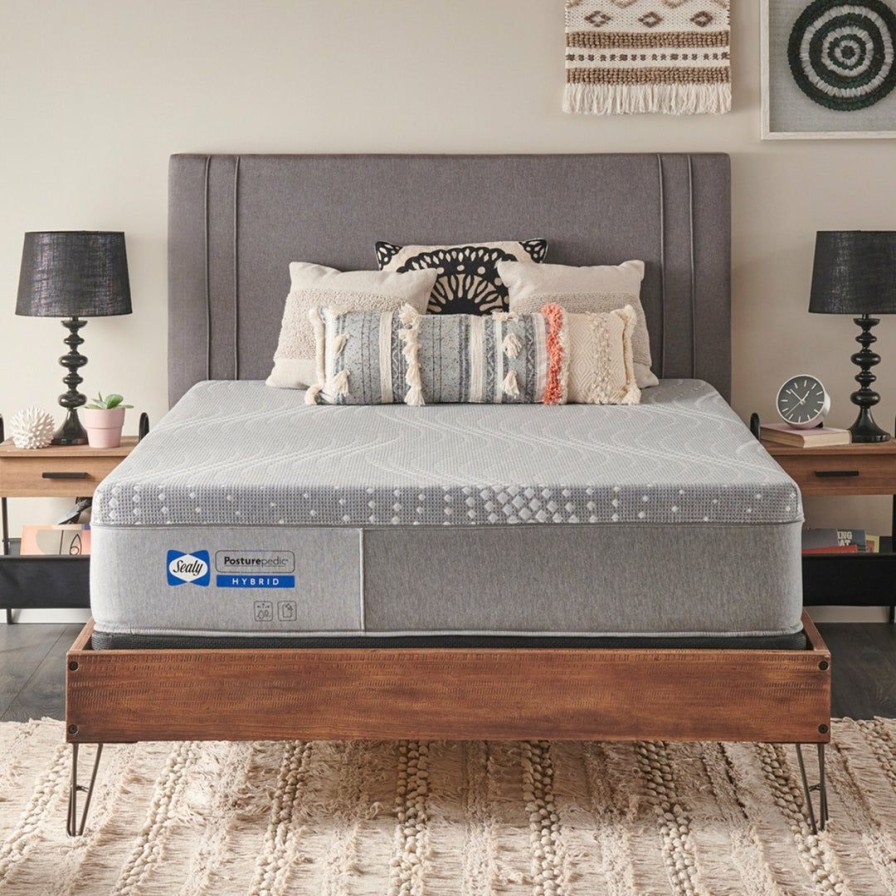 Mattresses * | Best Reviews Of Sealy Hybrid Fendler Medium Mattress Twin