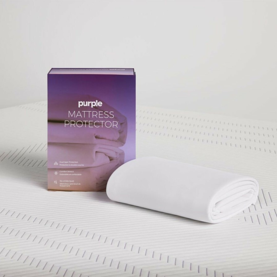 Accessories * | Wholesale Purple Deep Pocket Mattress Protector