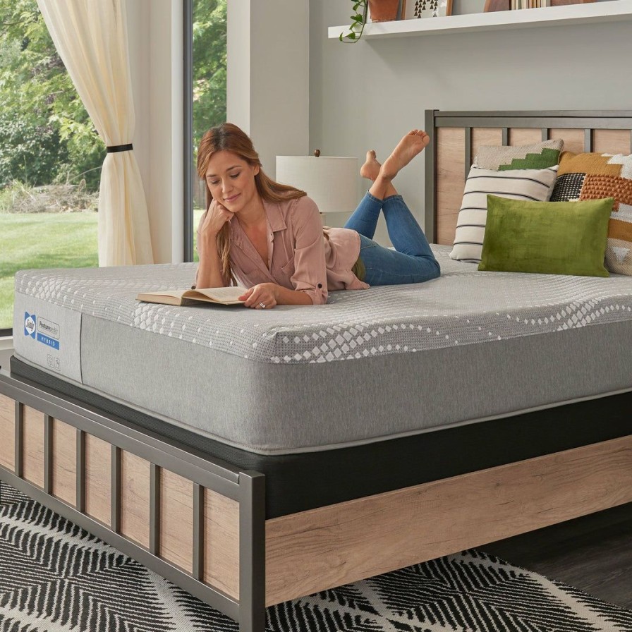 Mattresses * | New Sealy Hybrid Elstead Firm Mattress