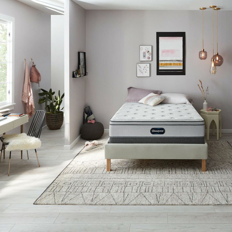 Mattresses * | New Beautyrest Br800 Plush Euro Top Mattress Pillow Top