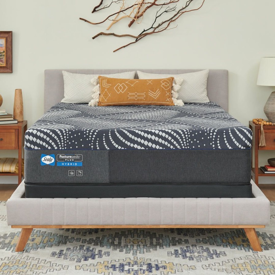 Mattresses * | Hot Sale Sealy High Point Soft Hybrid Mattress Twin