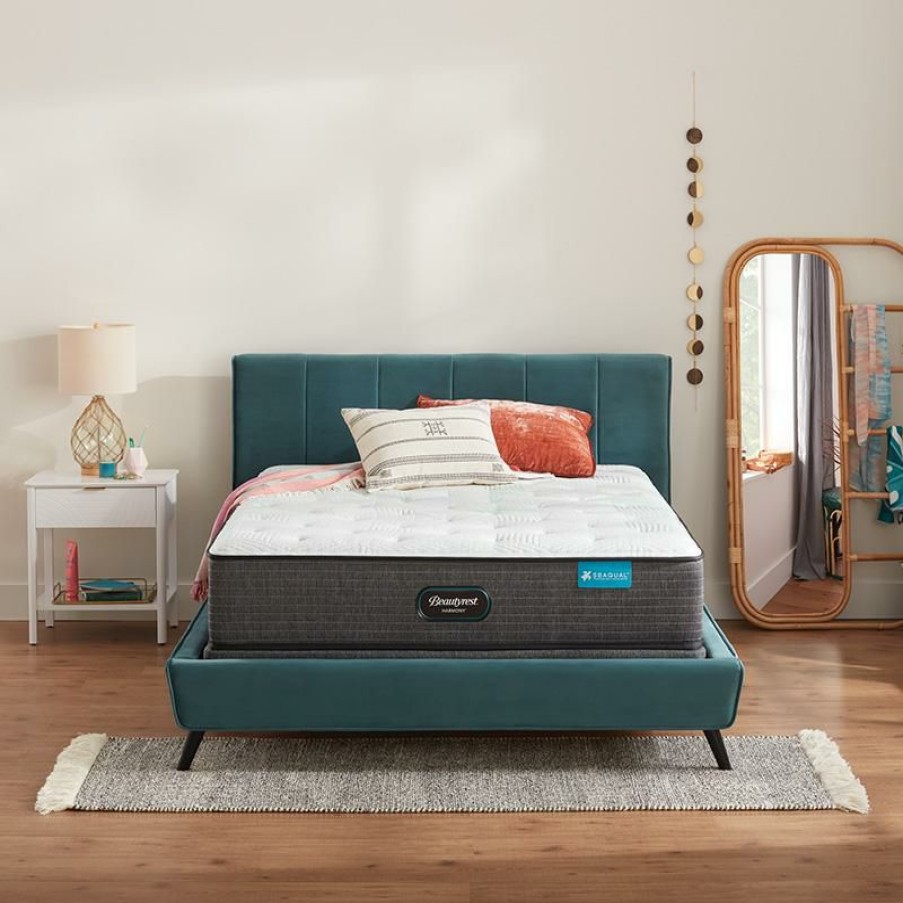 Mattresses * | Discount Beautyrest Harmony Portmore Medium Firm Mattress Twin