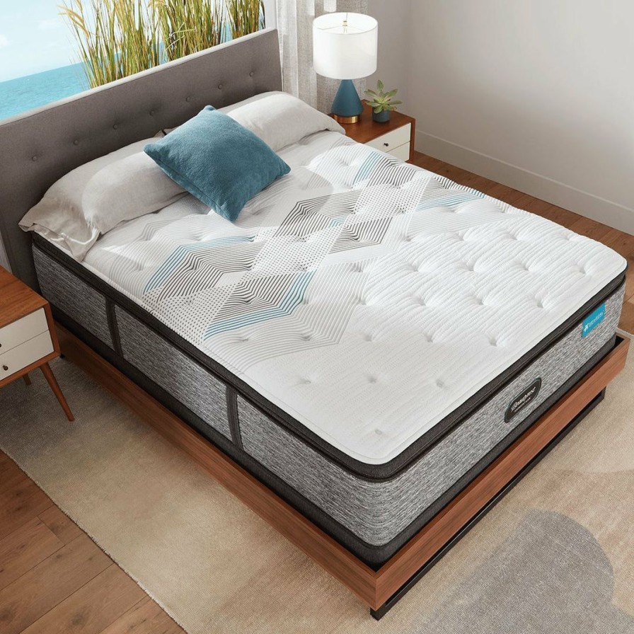 Mattresses * | Best Sale Beautyrest Harmony Lux Carbon Plush Pillowtop Mattress Twin