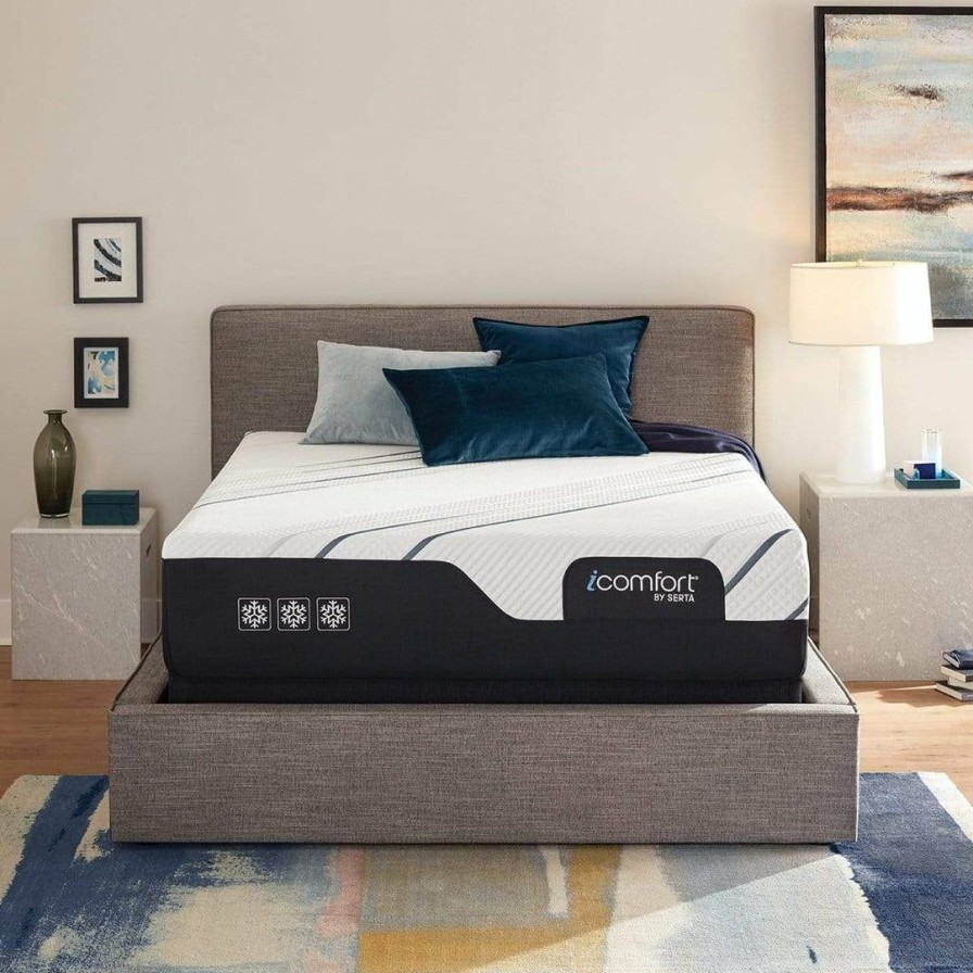 Mattresses * | Buy Serta Icomfort Cf4000 Plush Mattress Twin