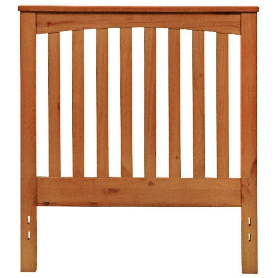 Beds & Frames * | Best Reviews Of Rake Style Golden Oak Headboard By Mantua