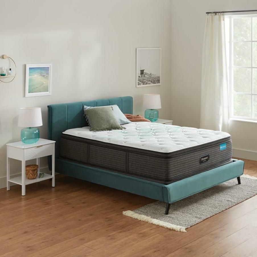 Mattresses * | Deals Beautyrest Harmony Kauai Plush Pillowtop Mattress Twin