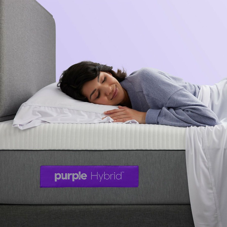 Mattresses * | Best Reviews Of Purple Hybrid Mattress Memory Foam