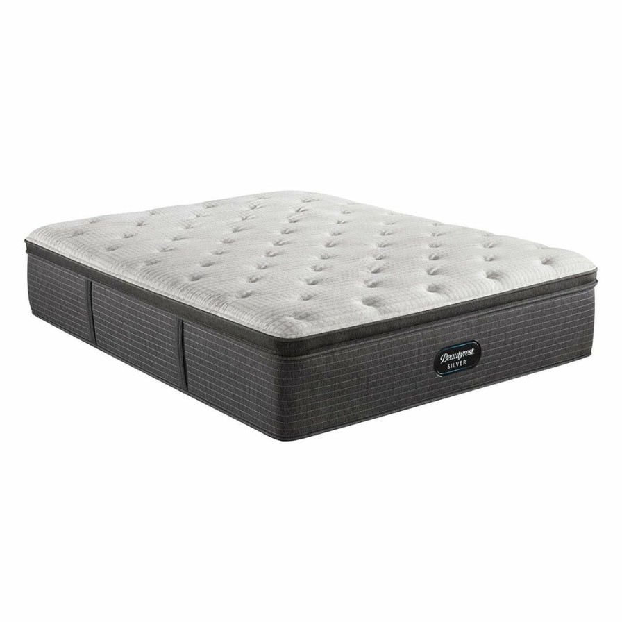 Mattresses * | Cheap Beautyrest Silver Plush Pillowtop Mattress Twin