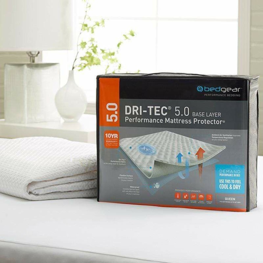 Accessories * | Best Pirce Bedgear Dri-Tec Mattress Protector Mattress And Pillow Protector